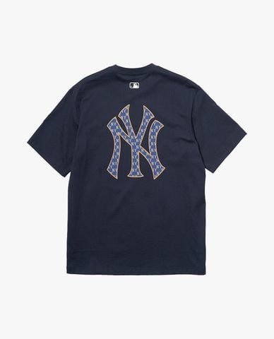  MLB - Áo thun unisex cổ tròn tay ngắn Monogram Big Lux 