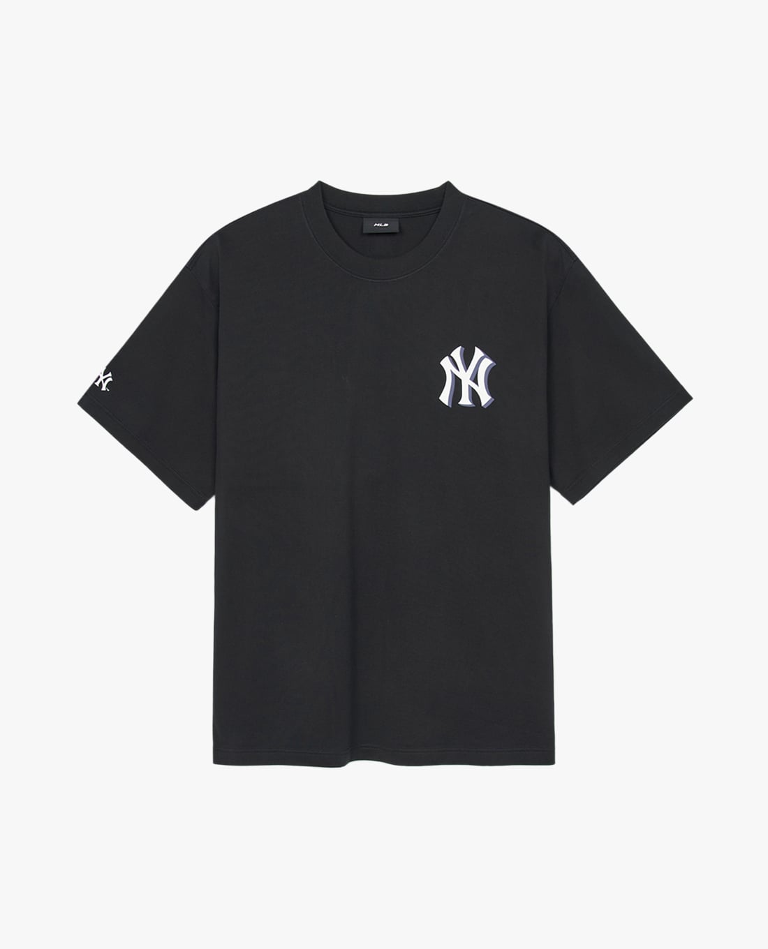 MLB - Áo thun unisex cổ tròn tay ngắn hiện đại Vintage Monotive