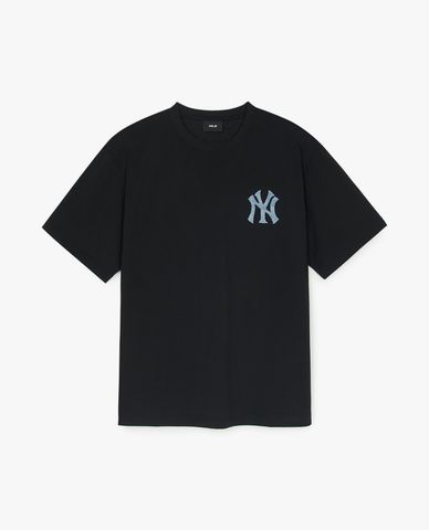  MLB - Áo thun unisex tay ngắn Denimlike Monogram Big Lux 