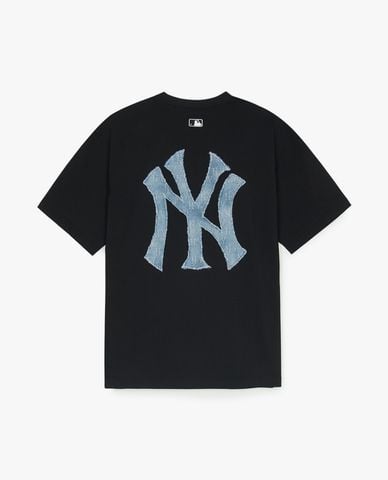  MLB - Áo thun unisex tay ngắn Denimlike Monogram Big Lux 