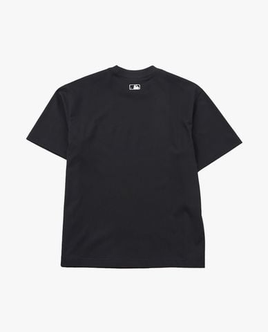  MLB - Áo thun unisex Denim Like Lettering Monogram 