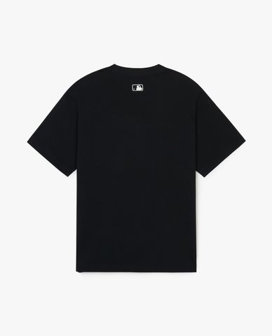  MLB - Áo thun unisex cổ tròn tay ngắn Vintage CityLife Graphic 