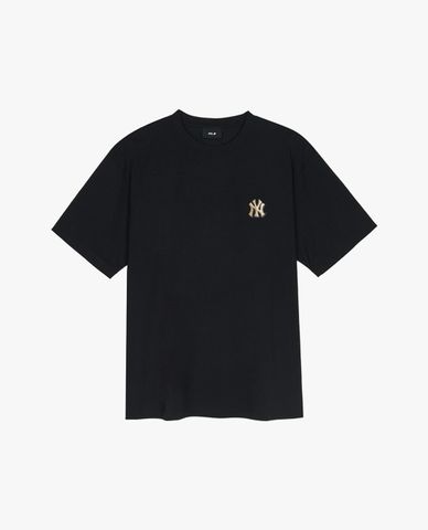  MLB - Áo thun unisex cổ tròn tay ngắn New Year Snake Cartoon Graphic 