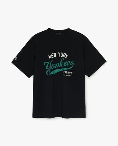  MLB - Áo thun unisex Varsity Vintage Graphic Overfit 
