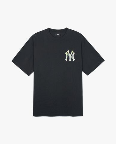  MLB - Áo thun unisex cổ tròn tay ngắn Summer Graphics Big Logo 