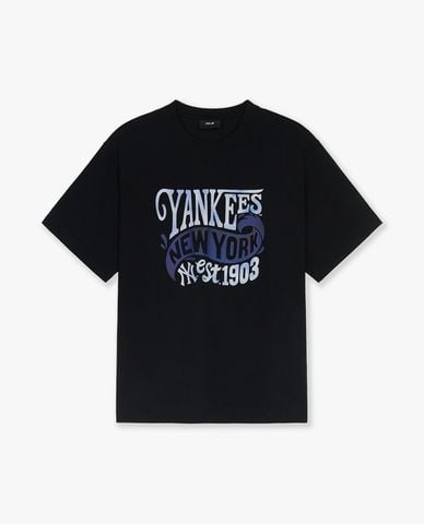  MLB - Áo thun unisex tay ngắn Summer Letter Graphic 