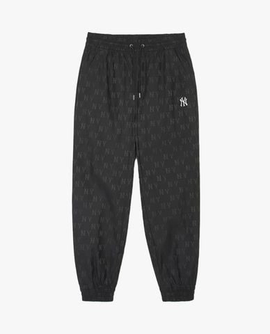  MLB - Quần jogger unisex lưng thun phối họa tiết monogram cá tính 