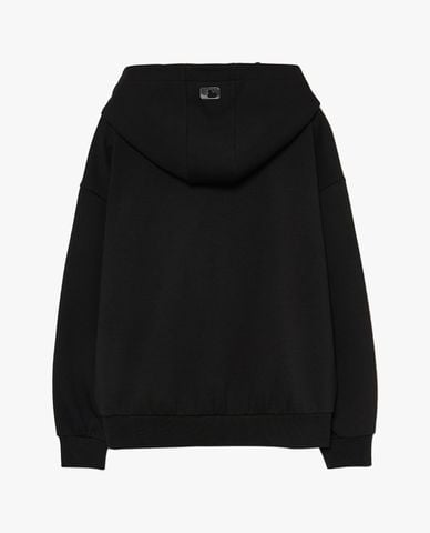  MLB - Áo hoodie nữ phối zip Basic Athleisure Small Logo 