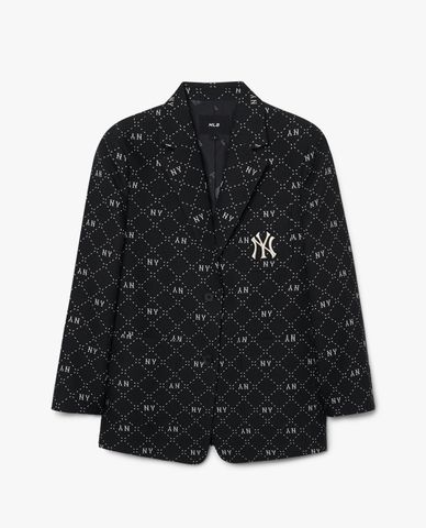 MLB - Áo blazer nữ tay dài phối nút cài Diamond Monogram 