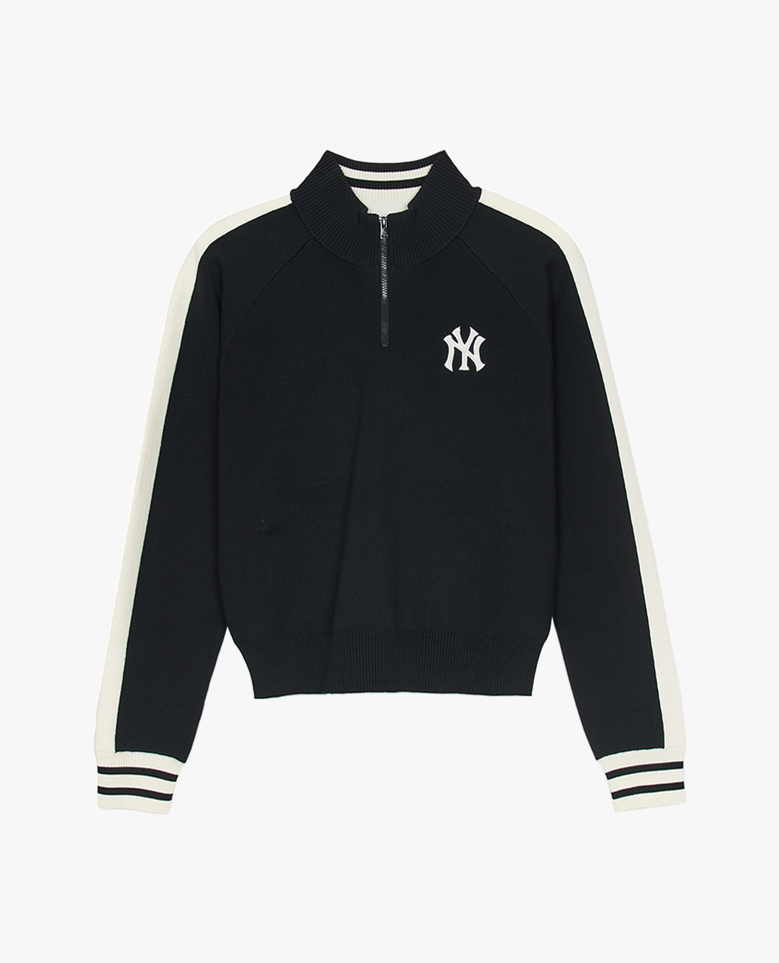 MLB - Áo sweatshirt nữ cổ bẻ tay dài Varsity Pullover