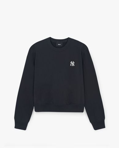  MLB - Áo sweatshirt nữ cổ tròn phom croptop Basic Small Logo 