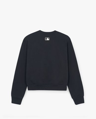  MLB - Áo sweatshirt nữ cổ tròn phom croptop Basic Small Logo 