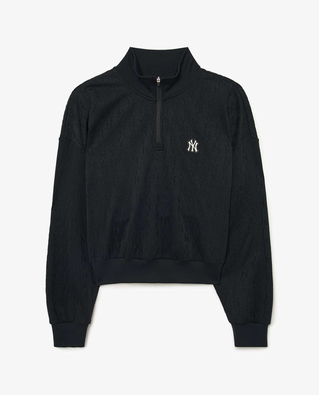 MLB - Áo sweatshirt nữ phom croptop Athleisure Classic Monogram Jacquard