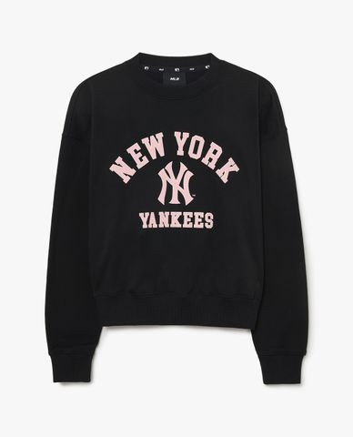  MLB - Áo sweatshirt nữ tay dài phom croptop Varsity 
