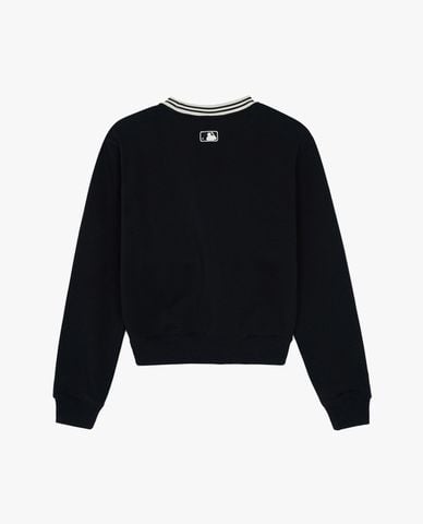  MLB - Áo sweatshirt nữ cổ tròn tay dài Varsity Cursive 