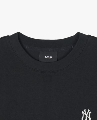  MLB - Đầm midi cổ tròn tay ngắn Basic Small Logo 