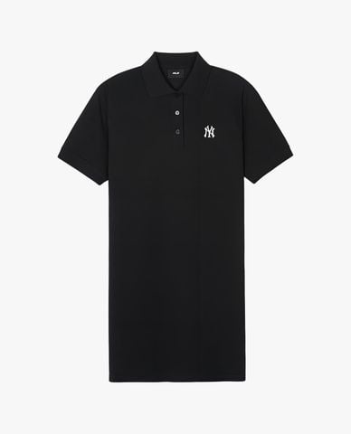  MLB - Đầm polo nữ cổ bẻ tay ngắn mini trẻ trung 