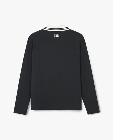  MLB - Áo polo nữ cổ bẻ tay dài Basic Small Logo 