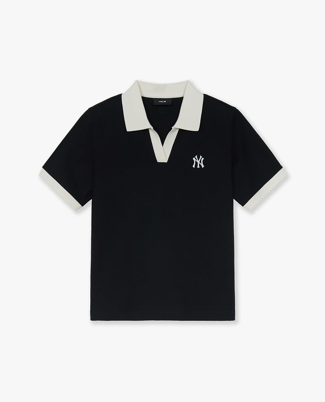 MLB - Áo polo nữ cổ bẻ tay ngắn Lapel