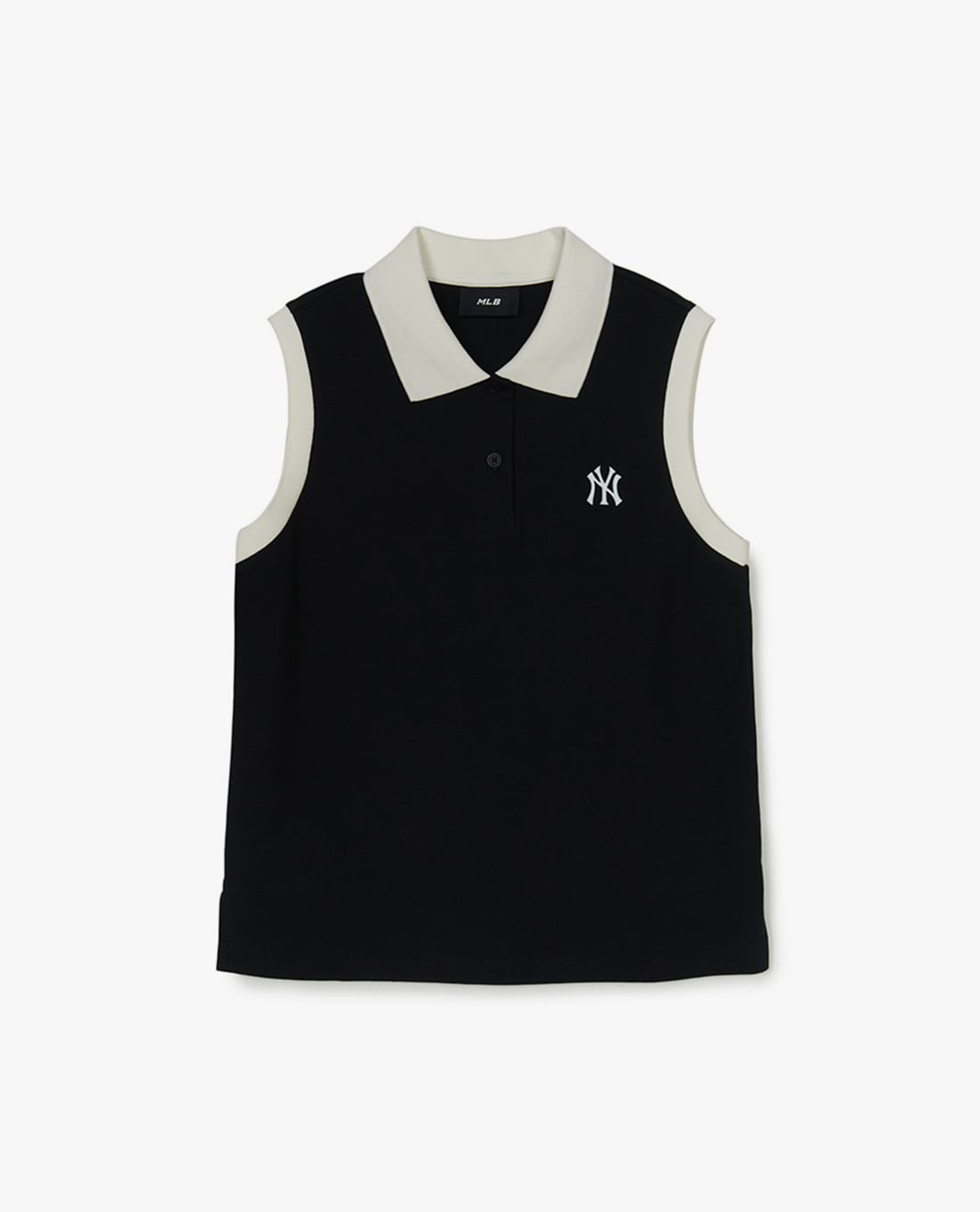 MLB - Áo sát nách nữ cổ bẻ New York Yankees