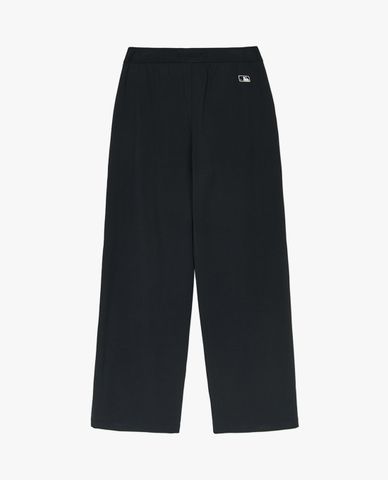  MLB - Quần nữ ống rộng lưng thun Basic Lettering Logo 