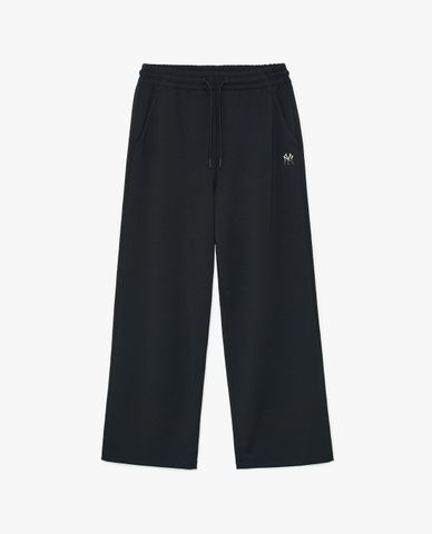  MLB - Quần dài nữ ống rộng lưng thun Basic Athleisure Small Logo 