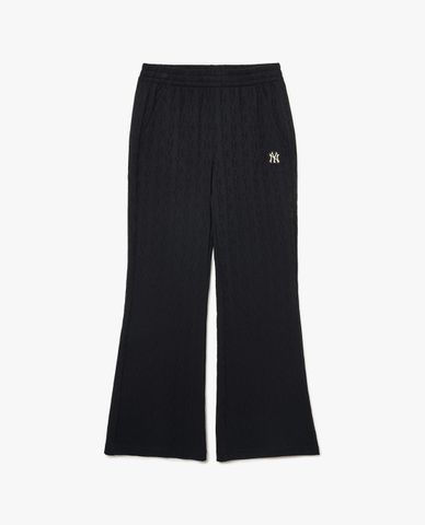 MLB - Quần nữ ống loe Athleisure Classic Monogram Jacquard 