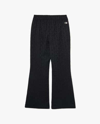  MLB - Quần nữ ống loe Athleisure Classic Monogram Jacquard 