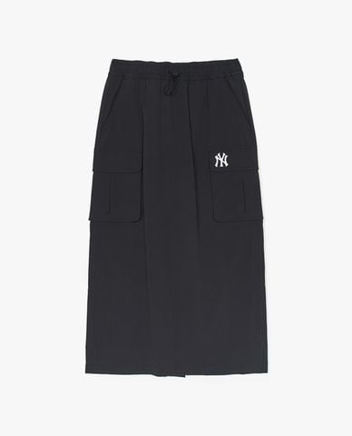  MLB - Chân váy phom suông midi Basic Goffcore Nylon Cargo 