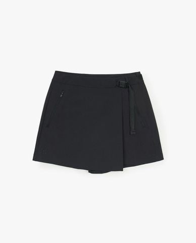  MLB - Quần short nữ giả váy phối dây rút Basic Gofcore 