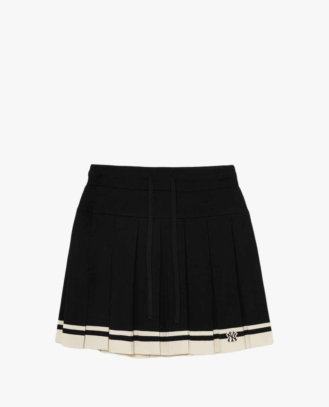 MLB - Chân váy xếp li mini Classic Sports Striped Knit Pleated