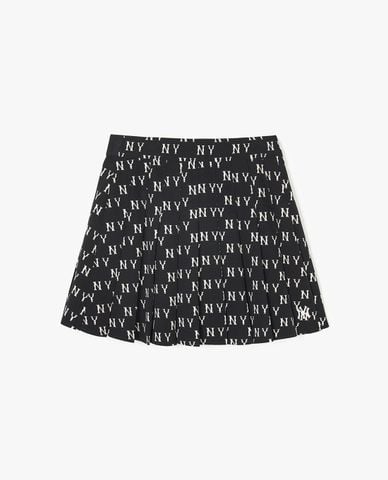  MLB - Chân váy xếp li mini Tone One Tone Print Monogram 
