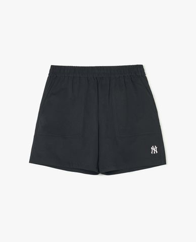 MLB - Quần shorts nữ ống rộng lưng thun Basic Cotton Touch 4 Part 