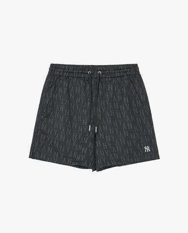  MLB - Quần short ngắn nữ lưng thun Monogram 