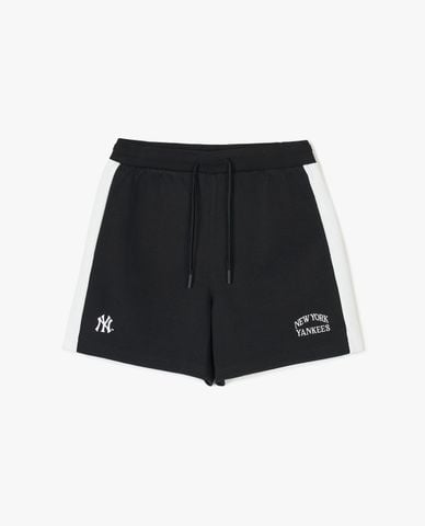  MLB - Quần shorts nữ ống rộng lưng thun Sporty Varsity Color Scheme 