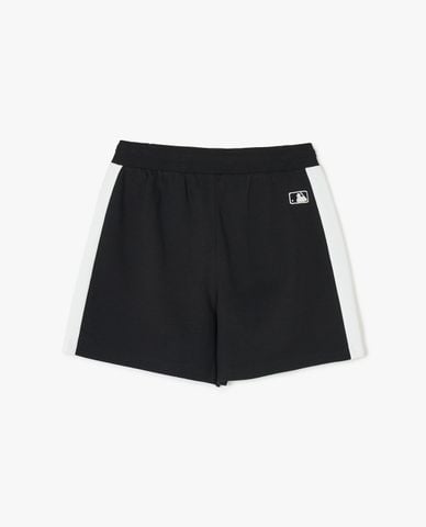  MLB - Quần shorts nữ ống rộng lưng thun Sporty Varsity Color Scheme 