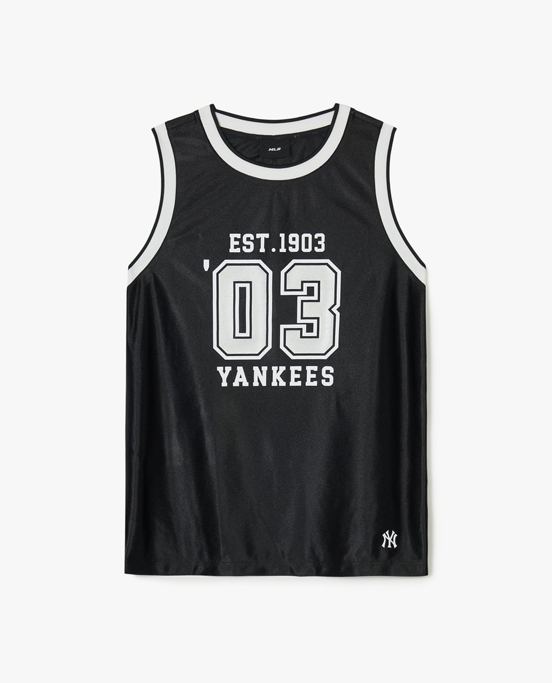 MLB - Áo ba lỗ nữ cổ tròn Sportive Varsity Number Graphic Nasity