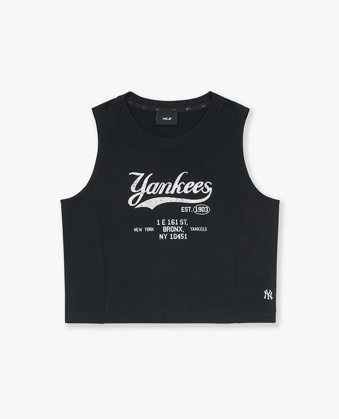 MLB - Áo ba lỗ nữ phom croptop Varsity Vintage Graphic