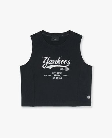  MLB - Áo ba lỗ nữ phom croptop Varsity Vintage Graphic 