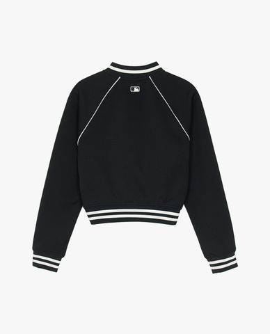 MLB - Áo khoác bomber nữ phom croptop Varsity 