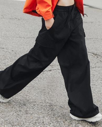  MLB - Quần ống rộng nữ lưng thun Basic Gopcore 