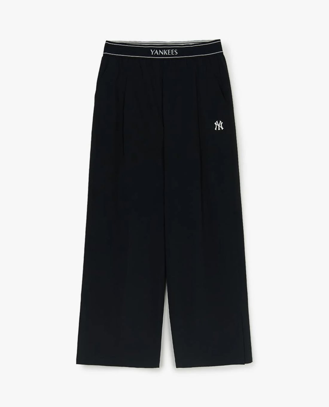 MLB - Quần dài nữ ống rộng lưng thun Basic