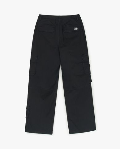  MLB - Quần dài nữ ống rộng phối túi hộp Varsity Vintage 