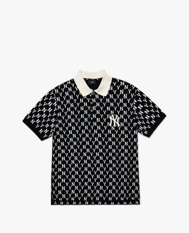  MLB - Áo polo nam ngắn tay Basic Monogram All Over 