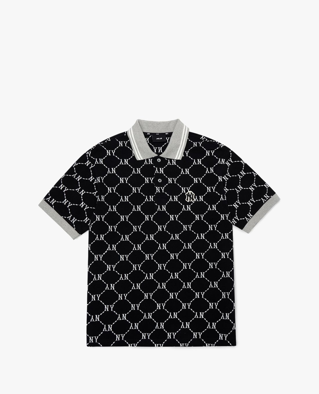 MLB Áo polo nam ngắn tay hiện đại Monogram #3 MLB Áo polo nam ngắn tay hiện đại Monogram
