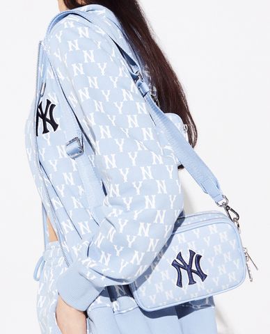  MLB - Túi đeo chéo phom chữ nhật thời trang Monogram 