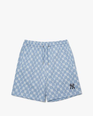  MLB - Quần shorts lưng thun Monogram Allover 