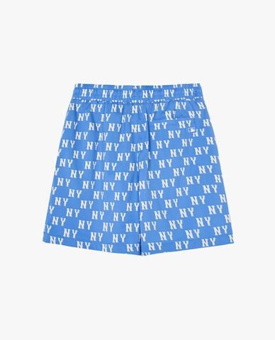  MLB - Quần short unisex ống rộng lưng thun Classic Monogram 