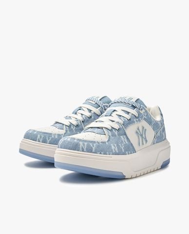  MLB - Giày sneakers unisex cổ thấp Chunky Liner Denim Monogam 