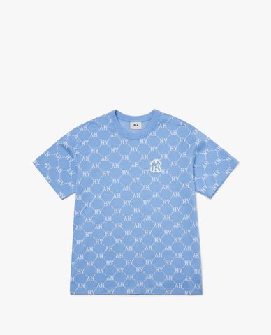  MLB - Áo thun phom suông ngắn tay Diamond Monogram 